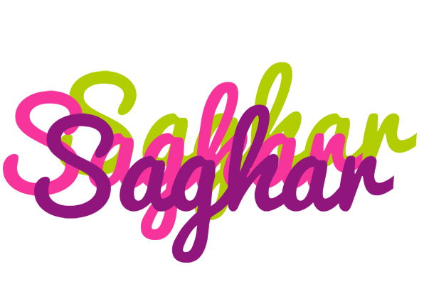 Saghar flowers logo