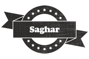 Saghar grunge logo