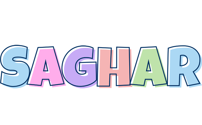 Saghar pastel logo