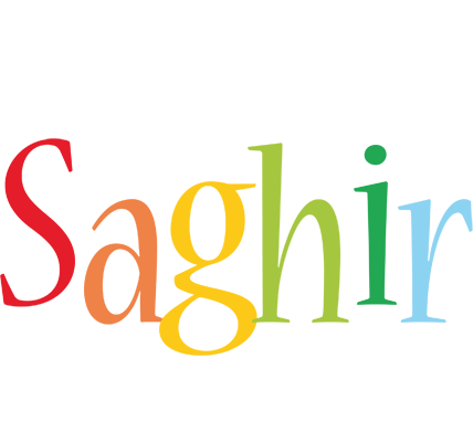 Saghir birthday logo