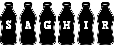 Saghir bottle logo