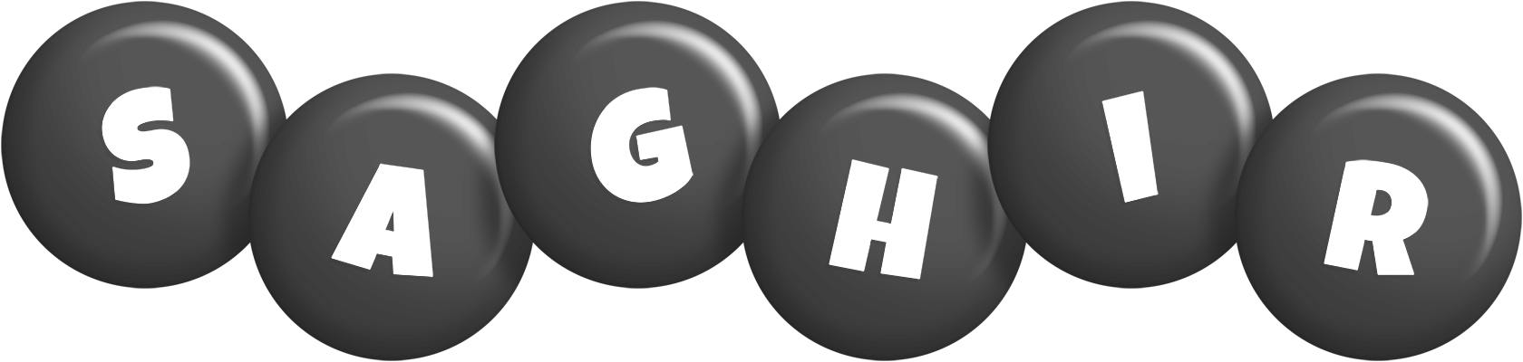 Saghir candy-black logo