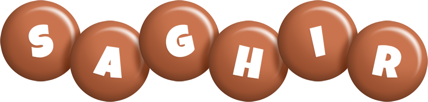 Saghir candy-brown logo