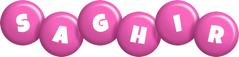 Saghir candy-pink logo