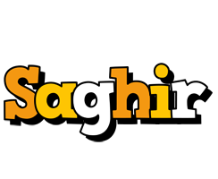 Saghir cartoon logo