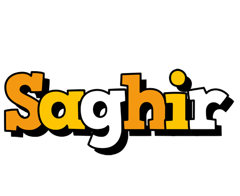 Saghir cartoon logo