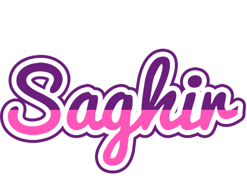 Saghir cheerful logo
