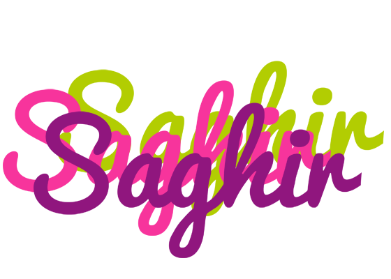 Saghir flowers logo