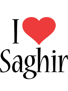 Saghir i-love logo