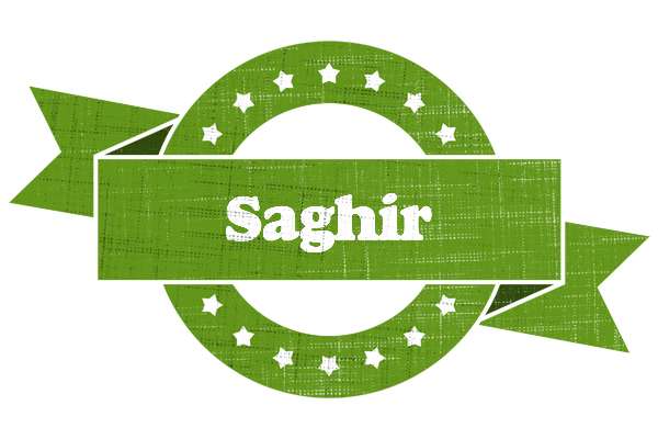 Saghir natural logo