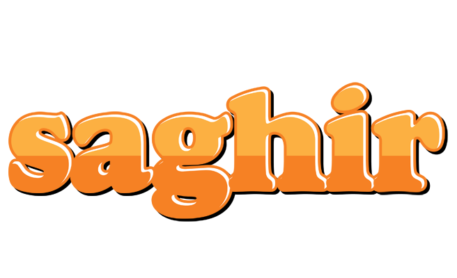 Saghir orange logo