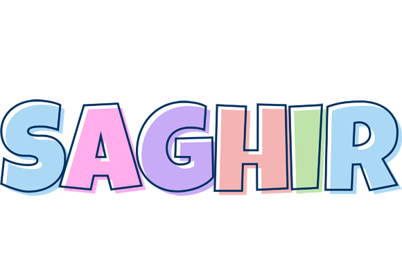 Saghir pastel logo