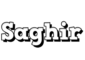 Saghir snowing logo