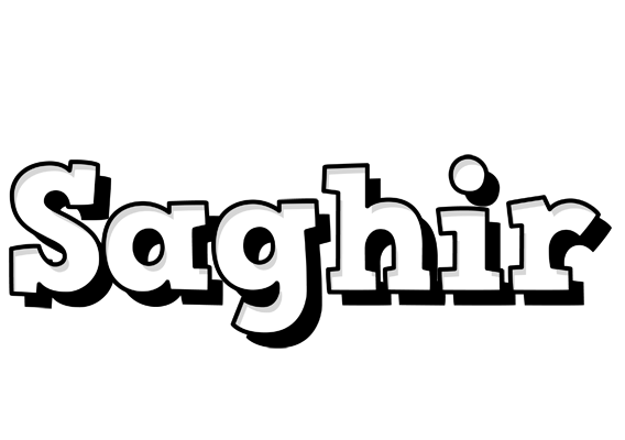Saghir snowing logo