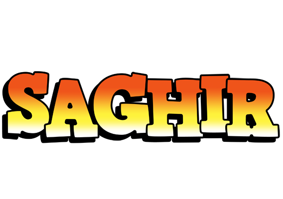 Saghir sunset logo