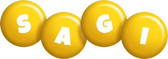 Sagi candy-yellow logo