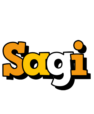 Sagi cartoon logo