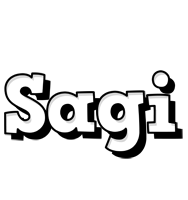 Sagi snowing logo