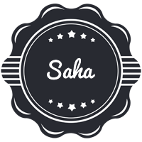 Saha badge logo