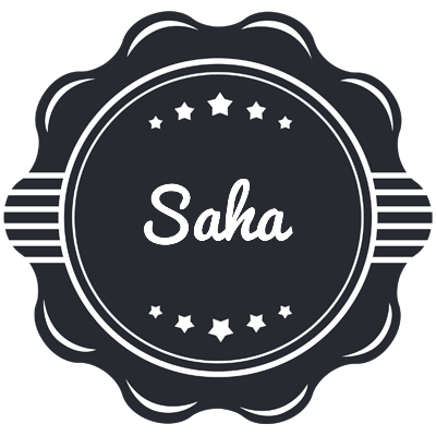 Saha badge logo