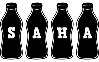 Saha bottle logo