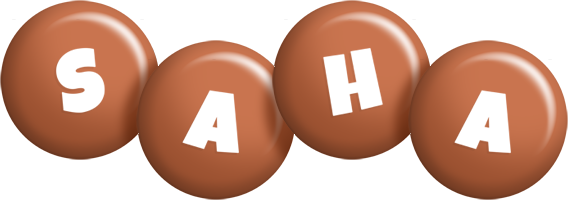 Saha candy-brown logo