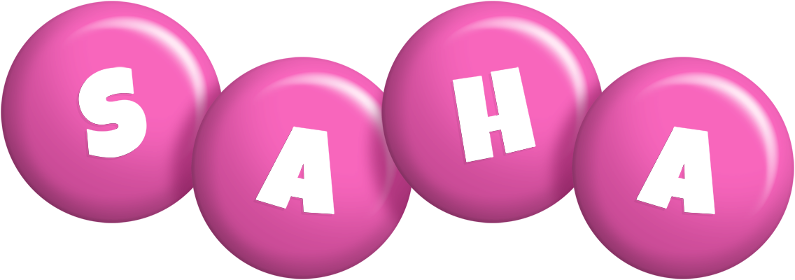 Saha candy-pink logo
