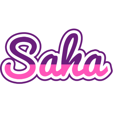 Saha cheerful logo