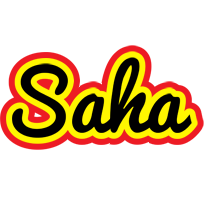 Saha flaming logo