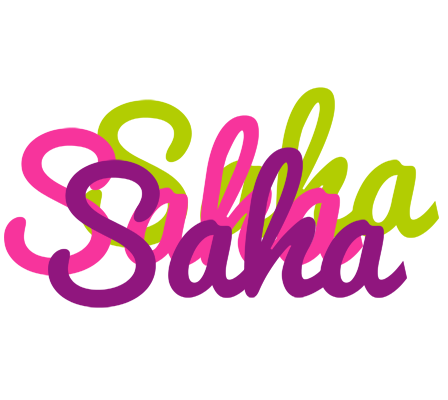 Saha flowers logo