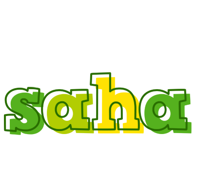Saha juice logo