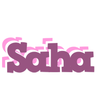 Saha relaxing logo