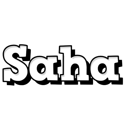 Saha snowing logo