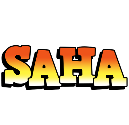 Saha sunset logo
