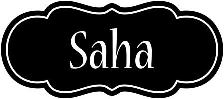 Saha welcome logo