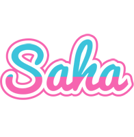 Saha woman logo