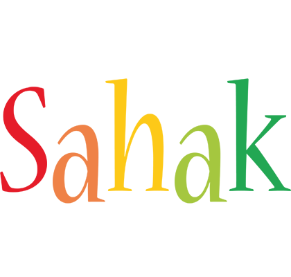 Sahak birthday logo