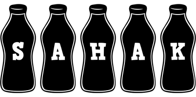 Sahak bottle logo