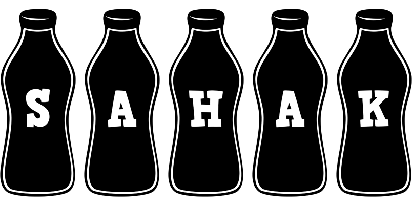 Sahak bottle logo
