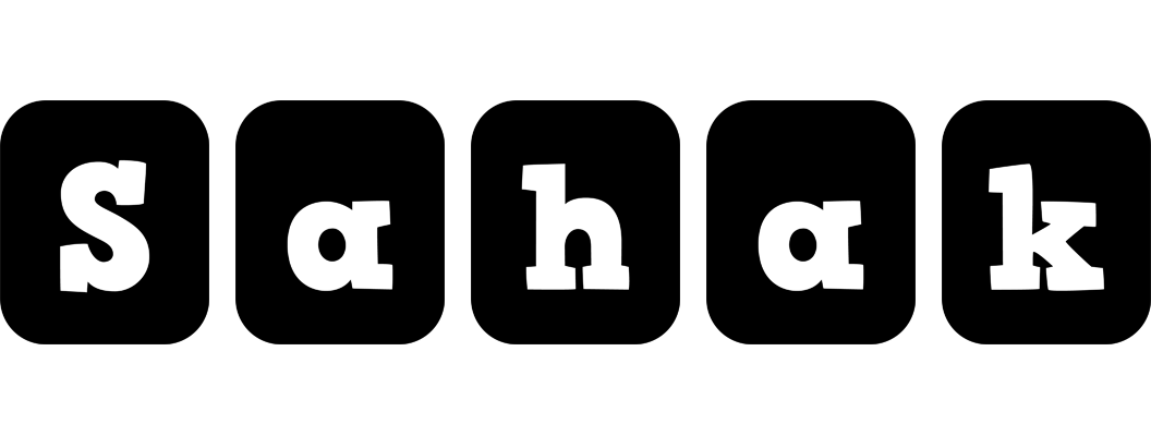 Sahak box logo