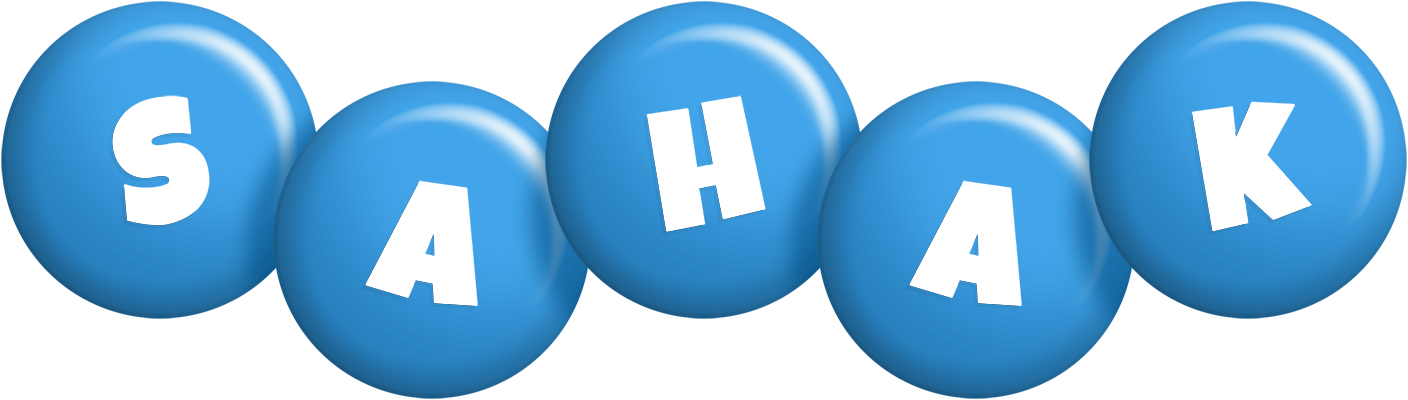 Sahak candy-blue logo