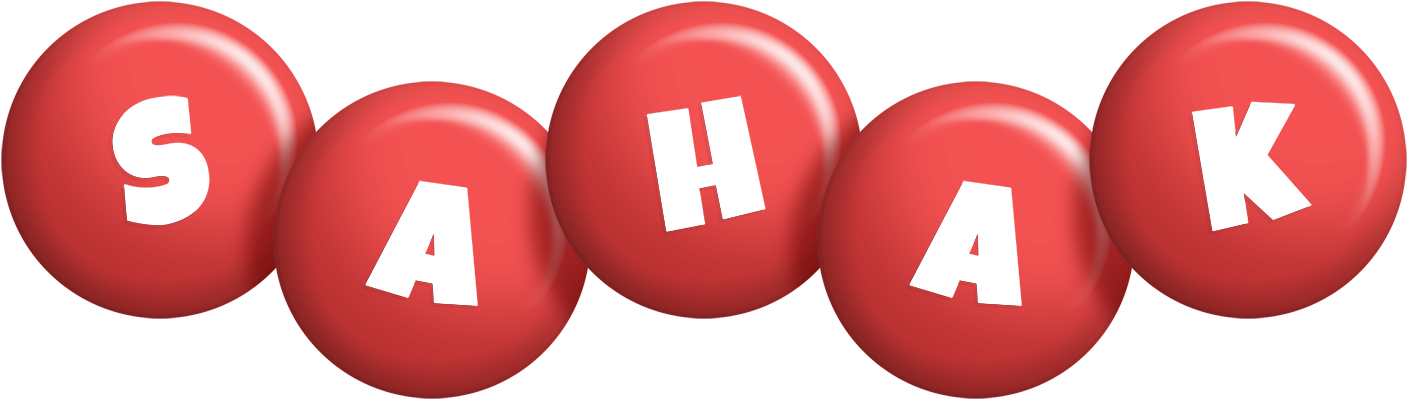 Sahak candy-red logo
