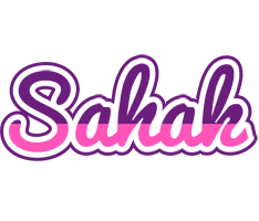 Sahak cheerful logo