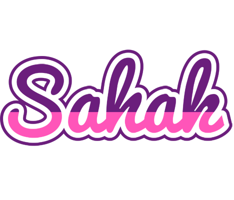 Sahak cheerful logo