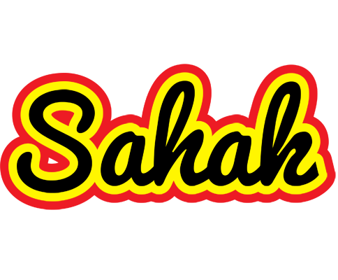Sahak flaming logo
