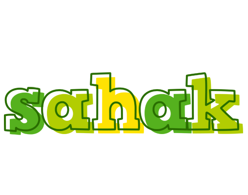 Sahak juice logo