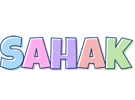 Sahak pastel logo