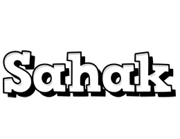 Sahak snowing logo