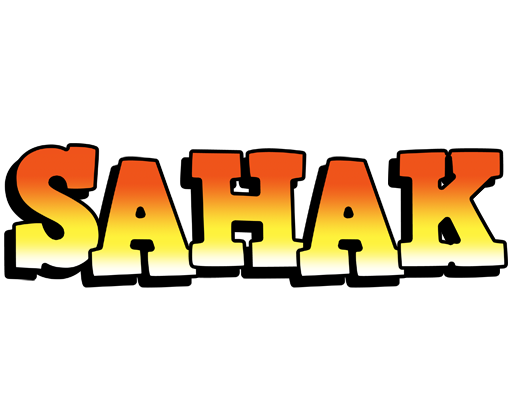 Sahak sunset logo