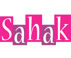 Sahak whine logo